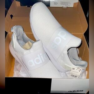 Brand New Adidas Lite Racer Adapt men’s white sneakers size 9.5